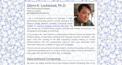 Desktop Screenshot of glennklockwood.com