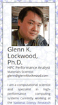 Mobile Screenshot of glennklockwood.com